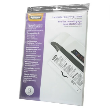 Hordozó- és tisztítókarton lamináláshoz, A4, FELLOWES, 10db/cs
