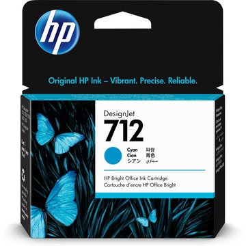HP 3ED67A No.712 cyan tintapatron 29ml (eredeti)