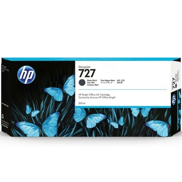 HP C1Q12A (727) Matt Black tintapatron (eredeti) HP C1Q12A (727) Matt Black tintapatron (eredeti)