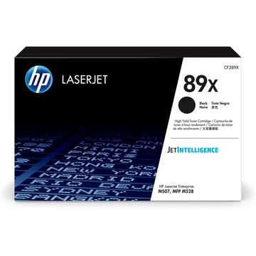 HP CF289X No.89X fekete toner (eredeti)