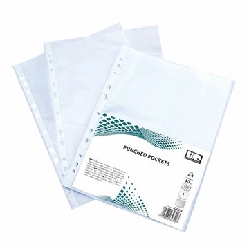 Genotherm, lefűzhető, A4, 40mikron, narancsos felület, HQ, 100db/cs