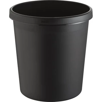 Papírkosár, 18 liter, HELIT, fekete Papírkosár, 18 liter, HELIT, fekete