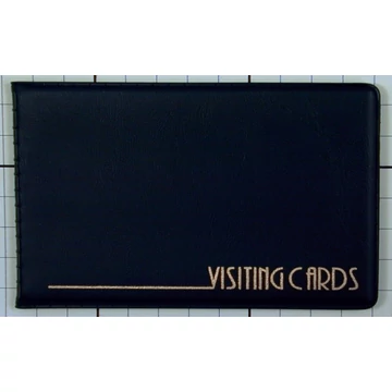 Névjegytartó, 24 db-os, PANTAPLAST, fekete Névjegytartó, 24 db-os, PANTAPLAST, fekete