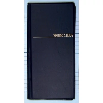 Névjegytartó, 96 db-os, PANTAPLAST, fekete Névjegytartó, 96 db-os, PANTAPLAST, fekete