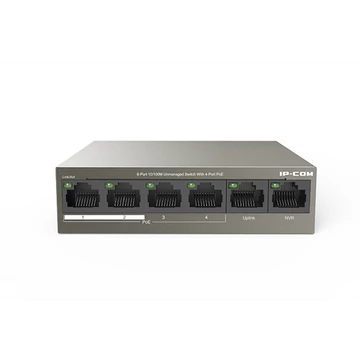 IP-COM F1106P-4-63W 6-Port 10/100M Desktop Switch with 4-Port PoE IP-COM F1106P-4-63W 6-Port 10/100M Desktop Switch with 4-Port PoE