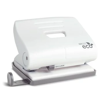 Lyukasztó, kétlyukú, 22 lap, RAPESCO "ECO", fehér Lyukasztó, kétlyukú, 22 lap, RAPESCO "ECO", fehér
