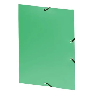 Gumis mappa, 15 mm, PP, A4, VIQUEL "Essentiel", zöld Gumis mappa, 15 mm, PP, A4, VIQUEL "Essentiel", zöld