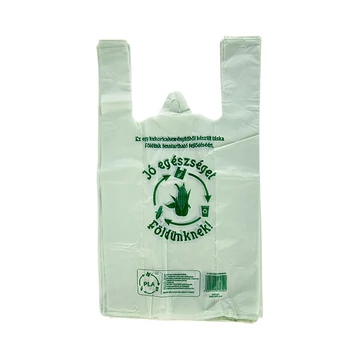 Ingvállas táska lebomló PLA 26,5x50x14cm vastag Jó egészséget Földünknek 100 darabos Ingvállas táska lebomló PLA 26,5x50x14cm vastag Jó egészséget Földünknek 100 darabos