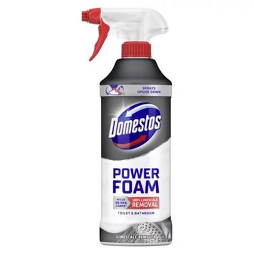 WC- és fürdőszoba tisztító hab, 435 ml, DOMESTOS "Power Foam", vízkőoldó WC- és fürdőszoba tisztító hab, 435 ml, DOMESTOS "Power Foam", vízkőoldó