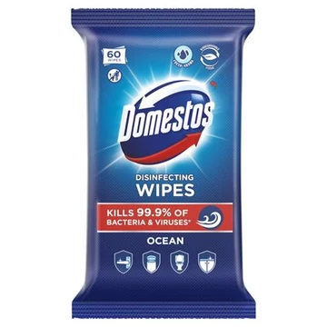 Nedves törlőkendő, 60 db, DOMESTOS "óceán" Nedves törlőkendő, 60 db, DOMESTOS "óceán"