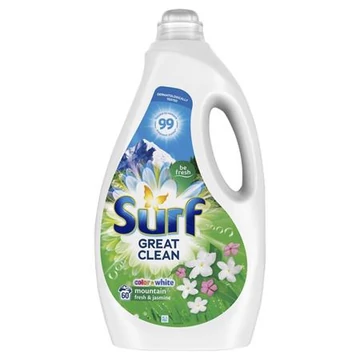 Mosógél, 60 mosáshoz, 3 l, SURF "Mountain Fresh & Jasmine" Mosógél, 60 mosáshoz, 3 l, SURF "Mountain Fresh & Jasmine"