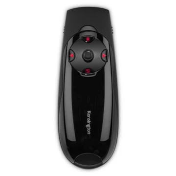 Prezentációs távirányító, piros lézermutató, KENSINGTON "Expert"