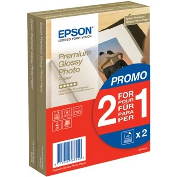Epson S042167 Fotópapír, tintasugaras, 10x15, 255g, fényes, 2x40 lap