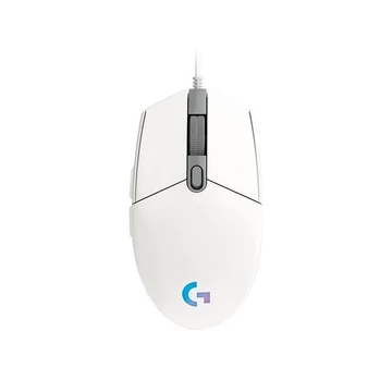Logitech G102 Lightsync fehér gamer egér