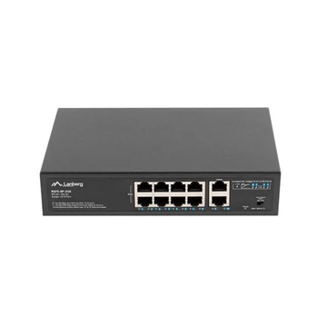 Lanberg RSFE-8P-2GE-120 8x100Mbps PoE+ LAN 2xGbE LAN nem menedzselhető PoE switch Lanberg RSFE-8P-2GE-120 8x100Mbps PoE+ LAN 2xGbE LAN nem menedzselhető PoE switch