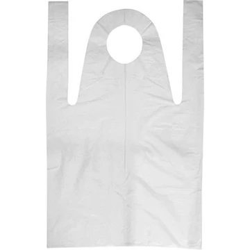 Fóliakötény, fehér, HDPE, tömbösített, 80x125 Fóliakötény, fehér, HDPE, tömbösített, 80x125