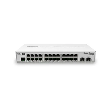 MikroTik CRS326-24G-2S+IN 24port GbE LAN 2x SFP+ uplink Cloud Router Switch MikroTik CRS326-24G-2S+IN 24port GbE LAN 2x SFP+ uplink Cloud Router Switch