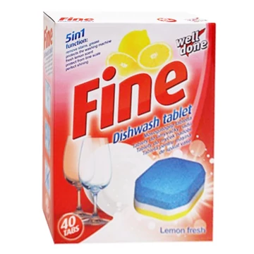 Mosogatógép tabletta, 40 x 20 g., Fine 5 in1