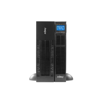 NJOY Szünetmentes 10000VA - Balder 10000 (On-line, RS232, USB, szoftver, LCD kijelző, 3U rack)