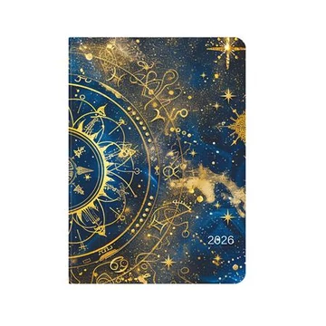 Naptár, tervező, B6, napi, TOPTIMER "Joy", kék madár 3D