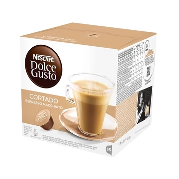 Kávékapszula, 16 db, NESCAFÉ "Dolce Gusto Cortado Espresso Macchiato "