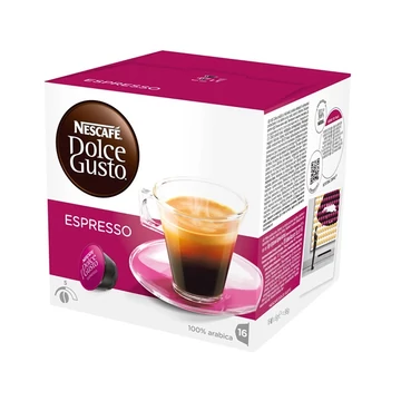 Kávékapszula, 16 x 5,5 g, NESCAFÉ "Dolce Gusto Espresso"
