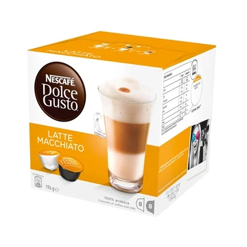 Kávékapszula, 8x2 db, NESCAFÉ "Dolce Gusto Latte Macchiato"