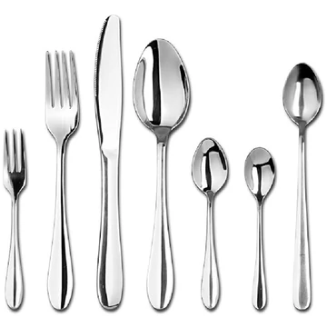 Villa, rozsdamentes acél, 20cm, 12db-os szett, "Palermo"