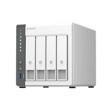QNAP NAS - TS-433-4G (4HDD hely, SATA, CPU: 2,0GHz, RAM: 4GB, 1x RJ-45, 1x USB3.0)