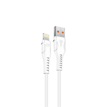 S-Link kábel - SL-X242 (3A, 12W, Gyorstöltés, Lightning, 100cm adat+töltőkábel, fekete)