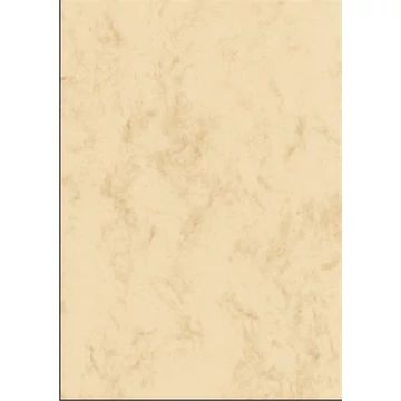Előnyomott papír, kétoldalas, A4, 200 g, SIGEL, bézs, márványos, 50lap/cs