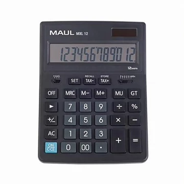 Számológép, asztali, 12 számjegy, MAUL "MXL 12" Számológép, asztali, 12 számjegy, MAUL "MXL 12"