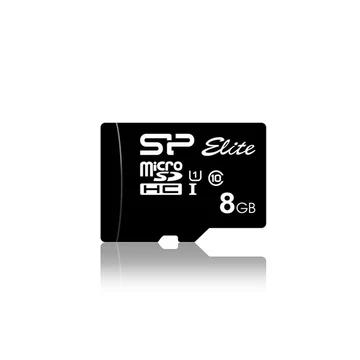 Silicon Power 8GB microSDHC Elite Class 10 UHS-I + adapterrel