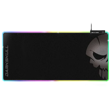 Spirit of Gamer Egérpad - Darkskull RGB Mouse Pad XXXL (RGB háttérvilágítás, USB Hub, 900 x 400 x 4mm; fekete)