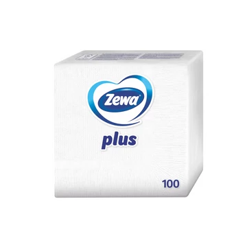 Szalvéta, 100 db-os, ZEWA, fehér