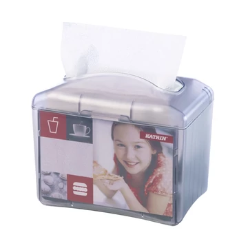 Szalvéta adagoló Katrin Mini átlátszó/szürke