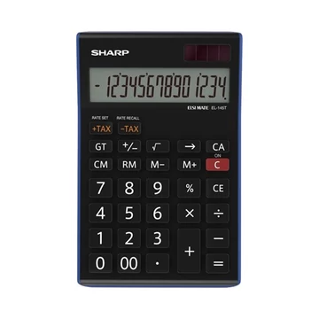 Számológép, asztali, 14 számjegy, SHARP "EL-145TBL" Számológép, asztali, 14 számjegy, SHARP "EL-145TBL"