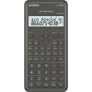 Számológép, tudományos, 240 funkció, CASIO "FX-82MS 2E" Számológép, tudományos, 240 funkció, CASIO "FX-82MS 2E"