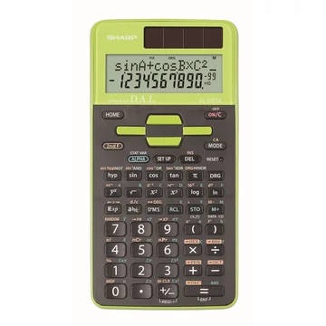 Számológép, tudományos, 273 funkció, SHARP "EL-531", zöld Számológép, tudományos, 273 funkció, SHARP "EL-531", zöld