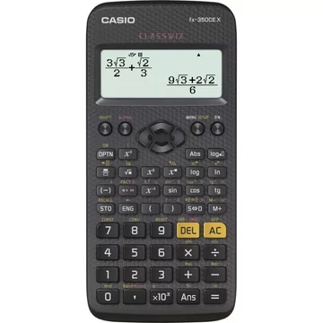 Számológép tudományos 379 funkciós Casio FX 350 CE X fekete Számológép tudományos 379 funkciós Casio FX 350 CE X fekete