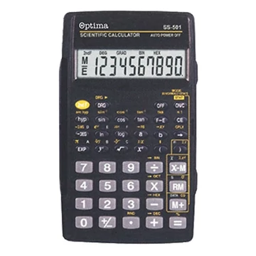 Számológép tudományos OPTIMA SS-501 56 funkciós 10 digit Számológép tudományos OPTIMA SS-501 56 funkciós 10 digit