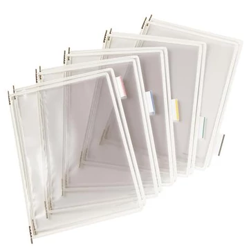 Bemutatótábla, A4, acélkeretes, TARIFOLD, fehér, 10db/cs Bemutatótábla, A4, acélkeretes, TARIFOLD, fehér, 10db/cs