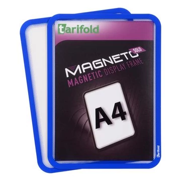 Mágneses keret, A4, TARIFOLD "Magneto Solo", kék, 2db/cs Mágneses keret, A4, TARIFOLD "Magneto Solo", kék, 2db/cs