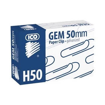 Gemkapocs, 50mm, ICO, 100db/doboz Gemkapocs, 50mm, ICO, 100db/doboz