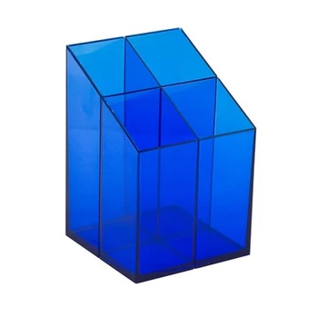 Írószertartó, ICO, áttetsző kék Írószertartó, ICO, áttetsző kék
