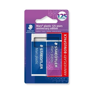 Radír, STAEDTLER "Mars® Plastic 526, 125 years", kék-lila
