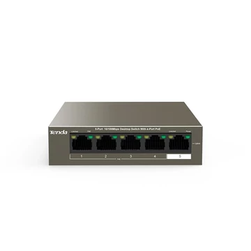 Tenda Switch PoE - TEF1105P-4-63W (5x100Mbps; 4 af/at PoE+ port; 58W) Tenda Switch PoE - TEF1105P-4-63W (5x100Mbps; 4 af/at PoE+ port; 58W)