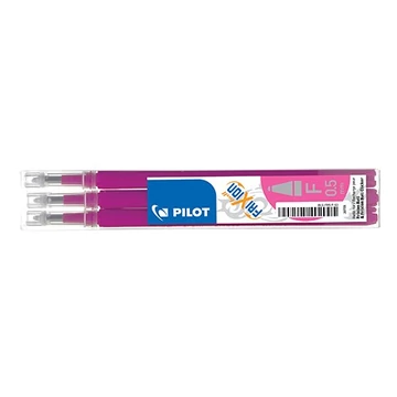 Tollbetét roller PILOT Frixion Clicker/Ball radírozható 0,25 mm rózsaszín 3 db/csomag Tollbetét roller PILOT Frixion Clicker/Ball radírozható 0,25 mm rózsaszín 3 db/csomag