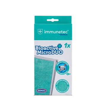 Törlőkendő mikroszálas Bioactive MicroDuo 2in1 Bonus