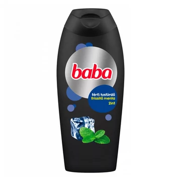 Tusfürdő, 400 ml, BABA, férfi mentakivonattal